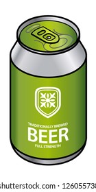 A can of beer.