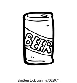 Can Of Beer Cartoon