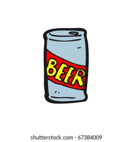 Can Of Beer Cartoon