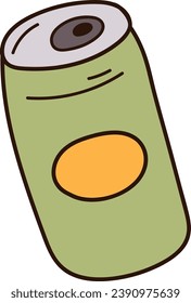 Can Of Beer Vector Illustration