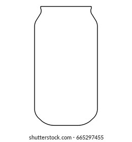 Can black icon .