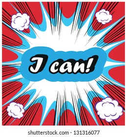 I can! boom background stamp template