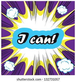 I can! boom background stamp template