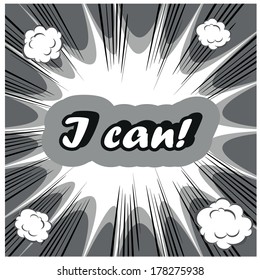 I can! boom background stamp template