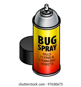 A Can Of Bug Spray.