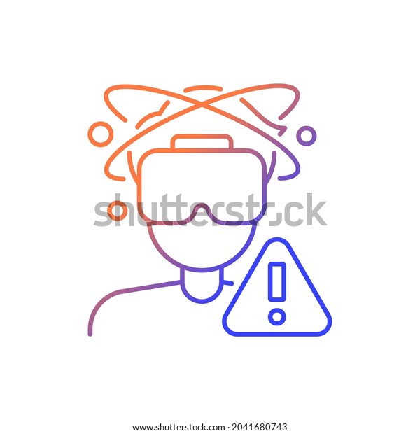 Can Cause Loss Balance Gradient Linear Stock Vector (Royalty Free