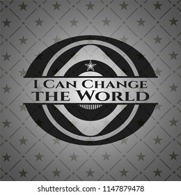 I Can Change the World dark icon or emblem