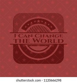 I Can Change the World red emblem