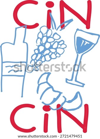 
Can cin pizza wine cute italy novelty chilli Italian vector  euro italia t-shirt design Slogan Logo Graphic Vector Tee shirt food pasta apparel print style vector fruits fashion European vacation Rome amalfi pizzeria cafe restaurant club girly menu logo