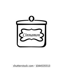 can of cinnamon icon. Element of bakery icon. Premium quality graphic design. Signs and symbols collection icon for websites, web design, mobile app on white background