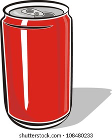 Can Of Cola Vector