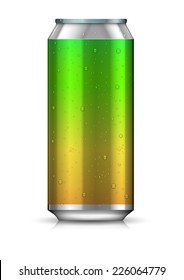 Can color mockups realistic style. Vector illustration. Can use for printing and web.