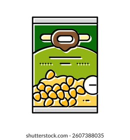 can corn color icon vector. can corn sign. isolated symbol illustration
