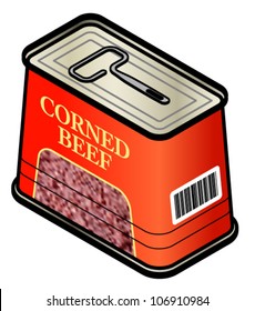 A can of corned beef.