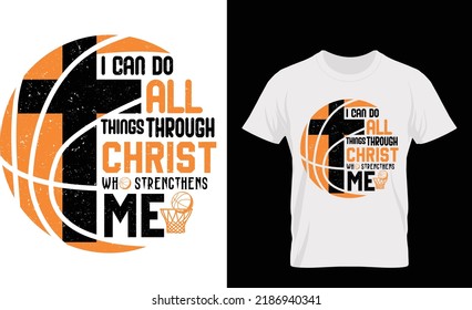 I can do all thing, vector typography basketball t shirt design. Basketball t shirt, 
game, bball, basketballislife, basketballneverstops, kevindurant, basketballedits,  t shirt design...