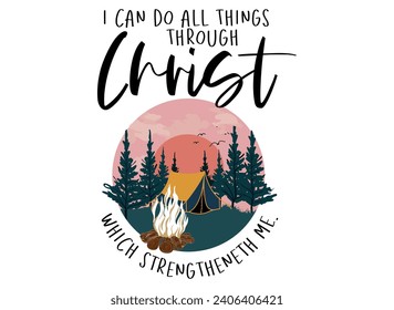 I can Do All Things Through Christ Logo svg