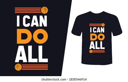 I can do all typography t-shirt design.