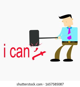 puedo hacerlo oficina hombre diseño plano