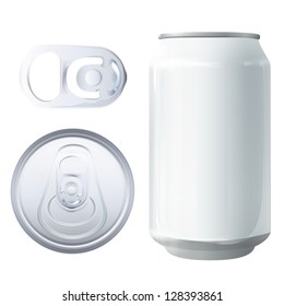 Can and elements. Vector design.