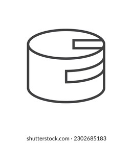 can food container icon vector flat illustration