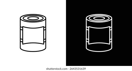 Can food icon. Graphic Design vector icon. Ui Ux Icons