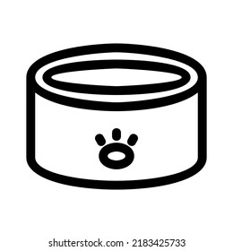 can of food icon or logo isolated sign symbol vector illustration - high quality black style vector icons
