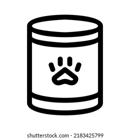 can of food icon or logo isolated sign symbol vector illustration - high quality black style vector icons
