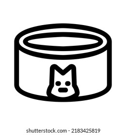 can of food icon or logo isolated sign symbol vector illustration - high quality black style vector icons
