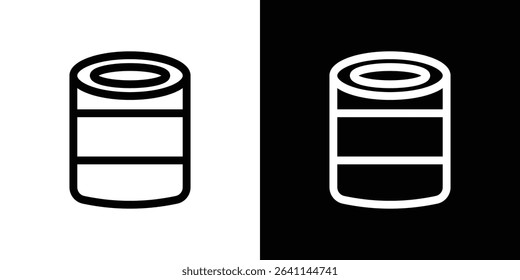 Can food icon vector simple element illustration editable