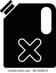 can and fuel Vector Icon 