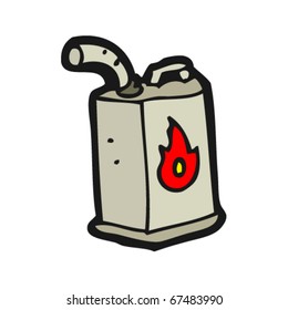 can of gas cartoon