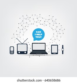 Can I Help You? - AI, Voice Assistant, Speech Driven User Interface on All Devices - Digital Networks Concept Design