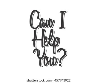 can i help you text icon typography typographic creative writing text image 3