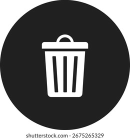 “Icono de la papelera para la eliminación”