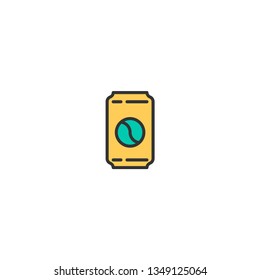 Can icon design. Gastronomy icon vector illustration