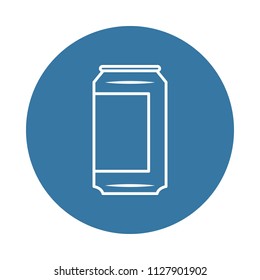can icon. Element of bottle icons for mobile concept and web apps. Badge style can icon can be used for web and mobile apps on white background