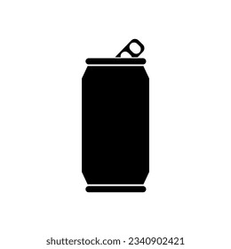 can icon flat illustration for app and site on white background..eps