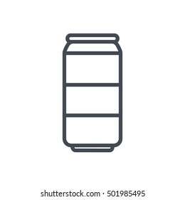 Can Icon Food Outlined Drink