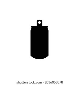 icono de can, vector de soda, ilustración de bebida