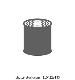 Can icon vector in trendy flat style isolated on white background