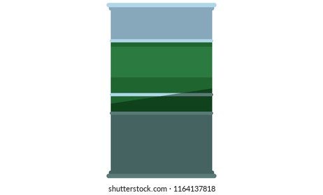 Can isolated vector illustration