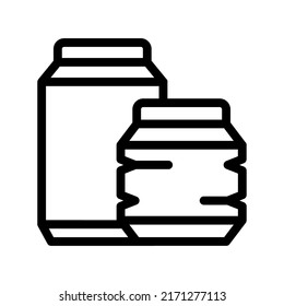 can line icon illustration vector graphic