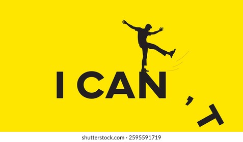 I Can Motivational Quote. Creative Wall Design. Mindset, Skill Development