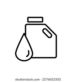 can oil icon vector fuel gasoline icon