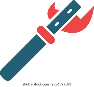 Can Opener Glyph Two Color Icon For Personal And Commercial Use.

