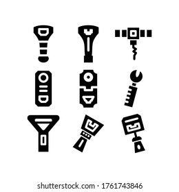 can opener icon or logo isolated sign symbol vector illustration - Collection of high quality black style vector icons

