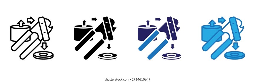 Icono de abrelatas Multi Style Ilustración vectorial