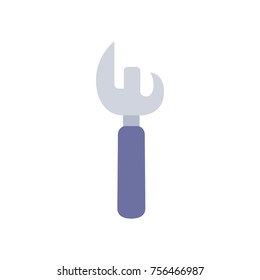 Can opener. vector illustration