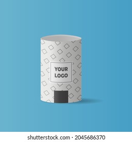Can packaging vector mockup can be used for product marketing design and others. Easy to change colors