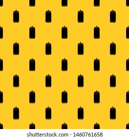 Can pattern seamless vector repeat geometric yellow for any design